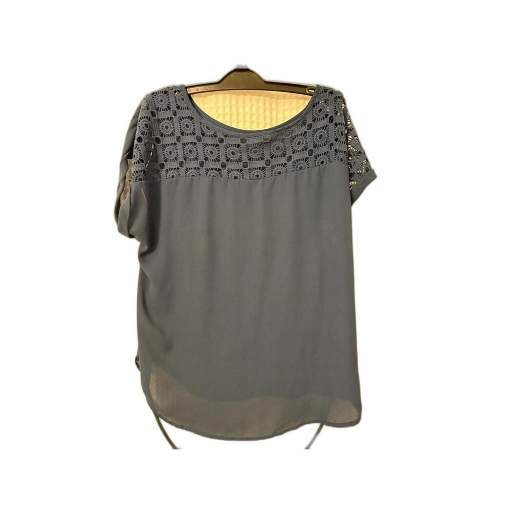 SHEIN Women's Blue Blouse Size XL